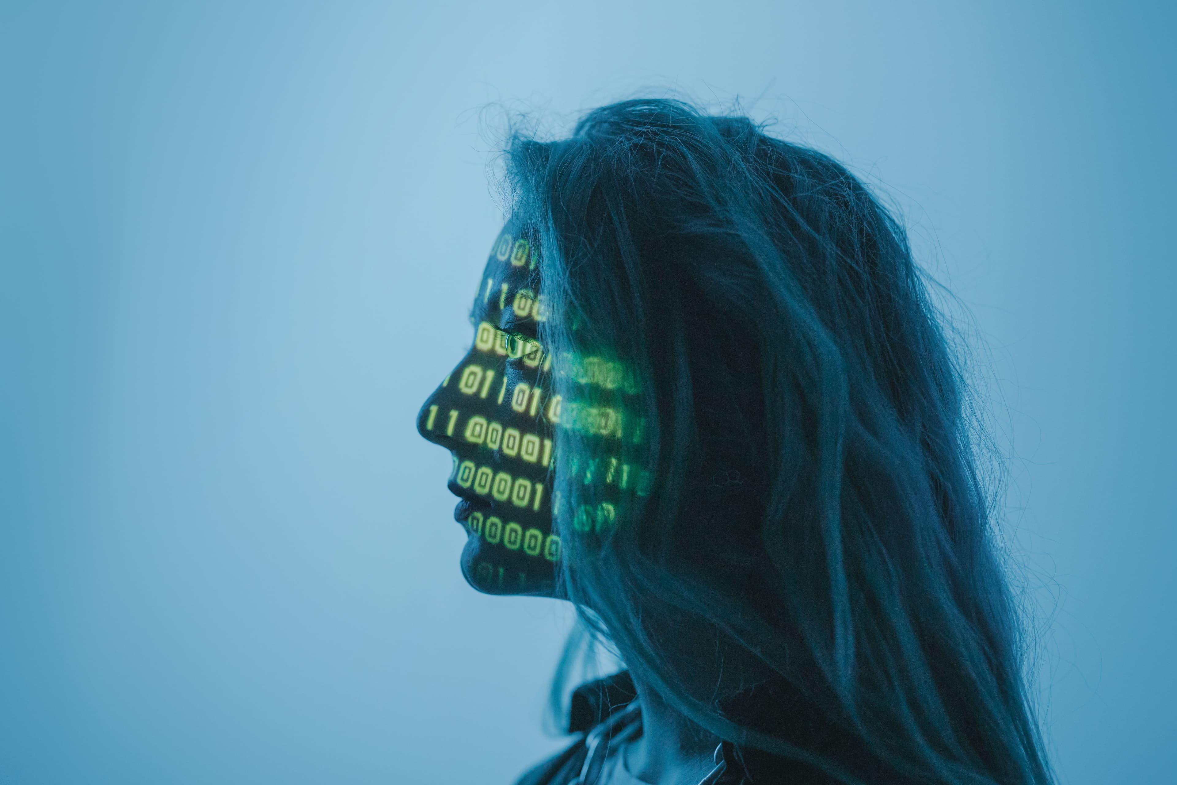 Four-sector plate linking AI work across government, healthcare, security, and technology
